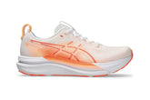 LANÇAMENTO - Tênis de Corrida Asics Gel-Kayano 33 - Bege / Laranja / Branco - Feminino