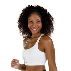 Top Corre Médio Impacto Olympikus Feminino - Branco