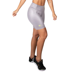 Shorts Everlast Every Day - Prata / Lima - Feminino