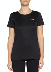 Camiseta Under Armour W TECH SSC SOLID BRZ - Preto - Feminino