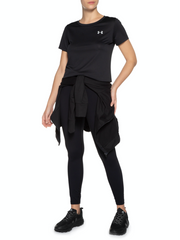 Camiseta Under Armour W TECH SSC SOLID BRZ - Preto - Feminino