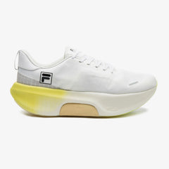 LANÇAMENTO - Tênis de Corrida/Hyrox Fila Speedrocker Skyfoam - Branco / Amarelo - Feminino