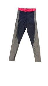 Conjunto Feminino Rokbox Carol Bene – Legging + Top (Cinza & Rosa)