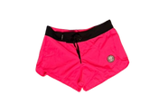 Short Feminino BSCross Tactel Curto – Rosa com Cós Preto