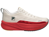 LANÇAMENTO - Tênis de Corrida/Hyrox Fila Aero Skyfoam - Bege / Vermelho / Verde - Feminino