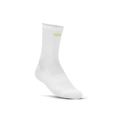 Meia Corre 4 Olympikus Cano Médio - Branco / Verde - Unissex