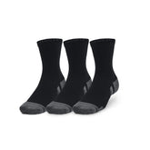 Meia Under Armour Performance Tech - Preta - Pacote com 3 pares
