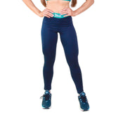 Calça Legging Everlast - Azul Marinho / Verde - Feminino