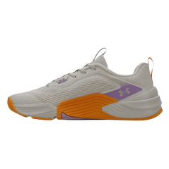 Tênis de Cross/Treino Under Armour Tribase Reps 2 SE - Cinza / Lilás / Laranja - Feminino