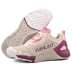 LANÇAMENTO - Tênis de Cross/Treino Everlast Climber Ultra - Bege / Rosa - Feminino