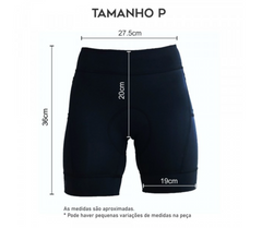 Bermuda de Compressão Sport Br - Preto - Feminino