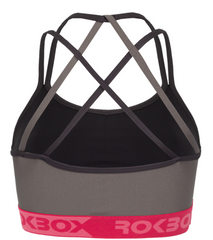Top RokBox Carol Bene - Cinza / Rosa- Feminino