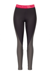 Calça Legging RokBox Carol Bene - Cinza / Rosa - Feminino