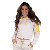 Blusa Moletom Everlast - Branco / Amarelo - Feminino