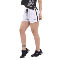 Shorts Moletom Everlast - Cinza / Preto - Feminino
