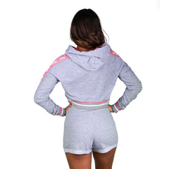 Cropped Everlast Casual - Cinza / Rosa - Feminino