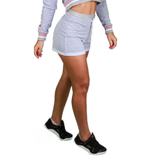 Shorts Everlast Moletom - Cinza - Feminino