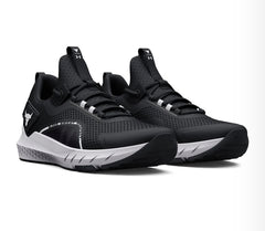 Tênis de Cross Under Armour Project Rock BRS 3 - Preto / Branco - Masculino