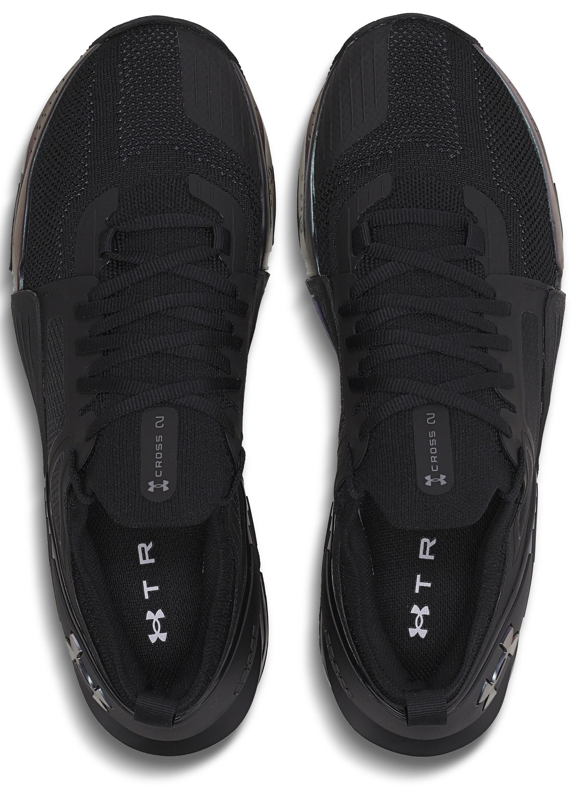 LANÇAMENTO - Tênis de Cross Under Armour Tribase Cross 2 - Preto / Roxo  - Unissex