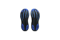 LANÇAMENTO - Tênis de Corrida Asics Gel Nimbus 28 - Preto / Azul - Masculino