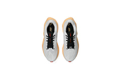 LANÇAMENTO - Tênis de Corrida Asics Novablast 6 - Branco / Laranja - Feminino
