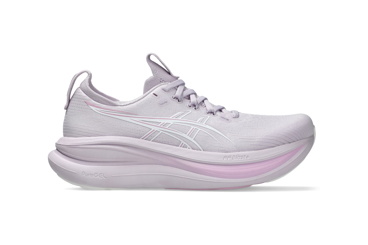 LANÇAMENTO - Tênis de Corrida Asics Gel Nimbus 28 - Lilás - Feminino