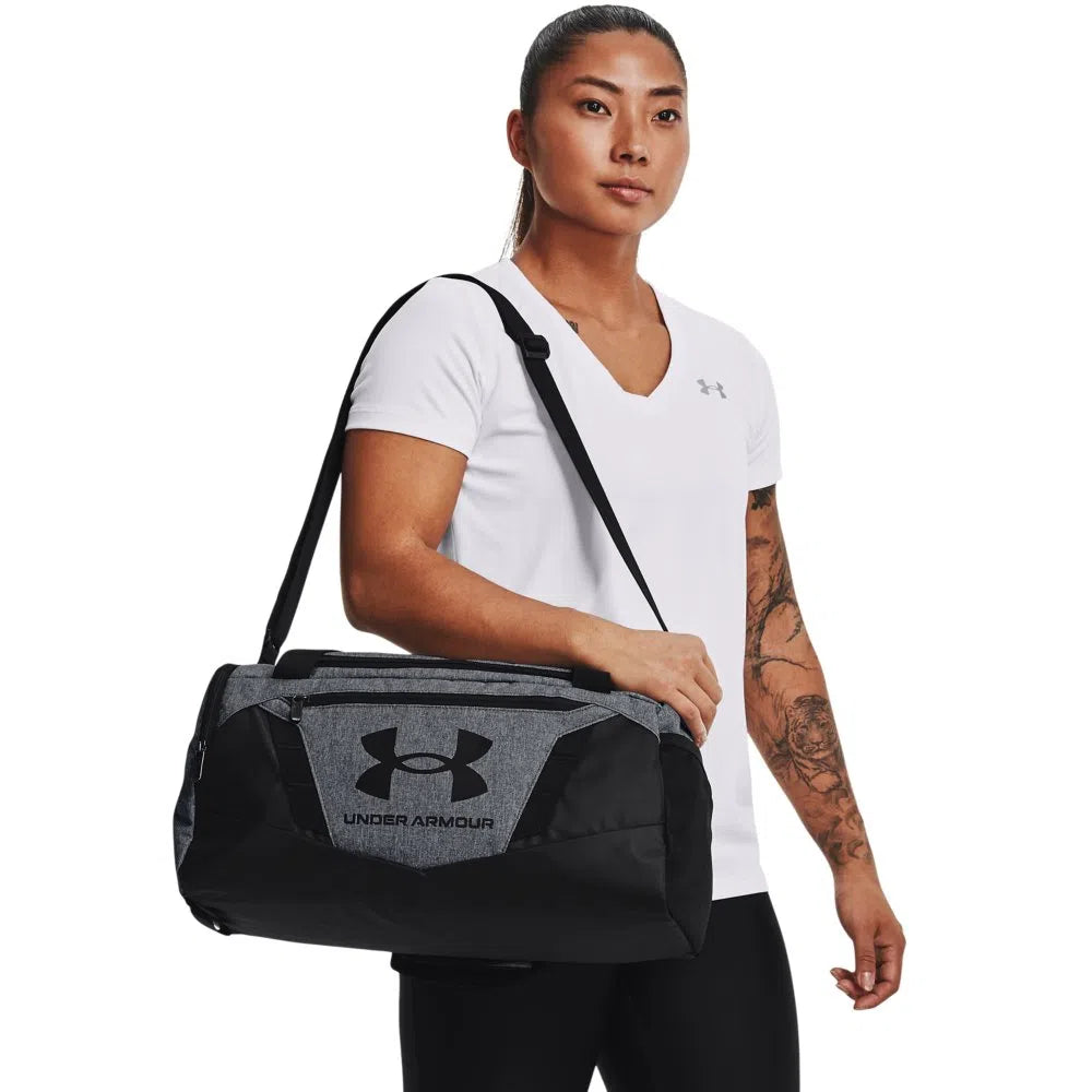 Mala de Treino Unissex Under Armour Undeniable 5.0 Duffle XS - Cinza/Preto 23L