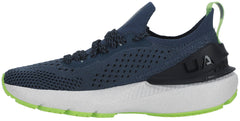 Tênis De Corrida Under Armour Ch. Quicker - Petroleo / Verdfluor / Branco - Masculino