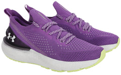 Tênis De Corrida Under Armour Ch. Quicker - Violeta / Lime / Branco - Feminino