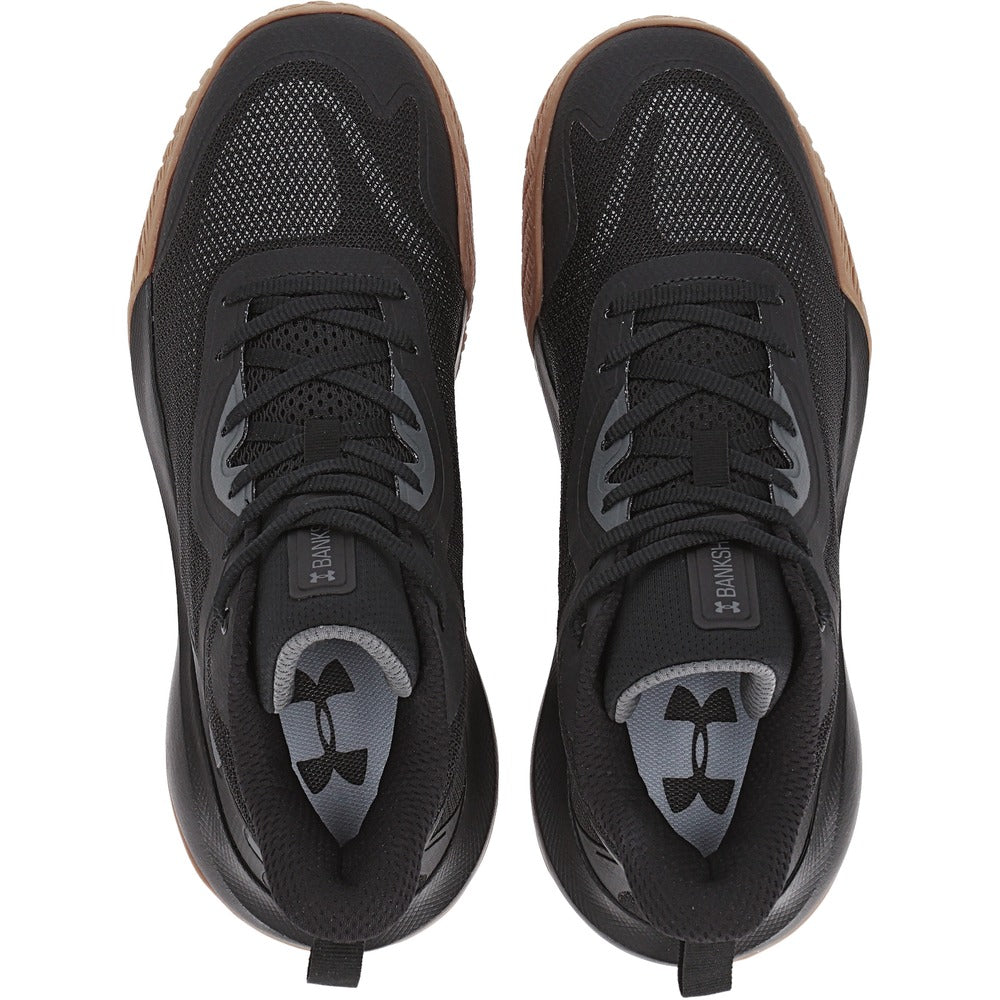 Tênis esportivo Under Armour Bankshot - Preto / Chumbo - Masculino