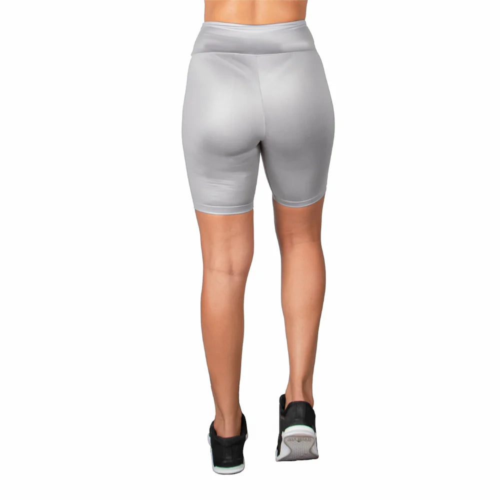 Shorts básico Every Day - Prata / Lima - Feminino