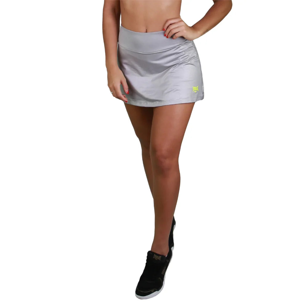 Shorts Saia Everlast  - Prata / Lima - Feminino