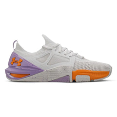 LANÇAMENTO - Tênis de Cross Under Armour Tribase Cross 2 - Cinza / Lilás / Laranja - Feminino
