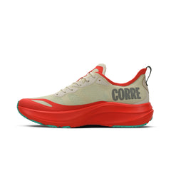 LANÇAMENTO - Tênis de Corrida Olympikus Corre 4 - Marfim / Laranja / Azul - Unissex
