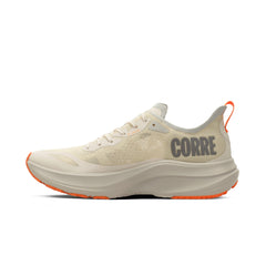 LANÇAMENTO - Tênis de Corrida Olympikus Corre 4 - Bege / Laranja - Unissex