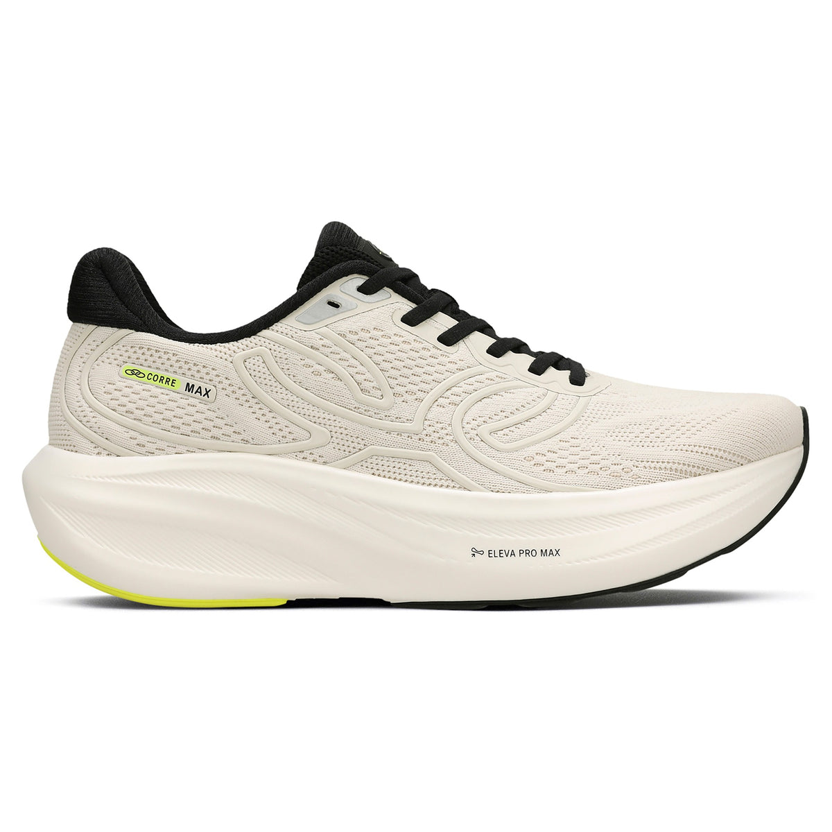 LANÇAMENTO - Tênis de Corrida Olympikus Corre Max - Branco / Preto - Unissex