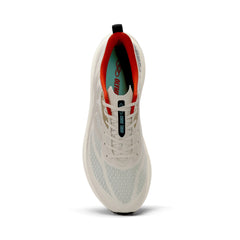 LANÇAMENTO - Tênis de Corrida Olympikus Corre Turbo - Marfim / Laranja / Azul - Feminino