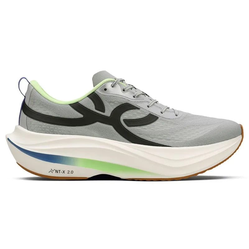 LANÇAMENTO - Tênis de Corrida/Hyrox Olympikus Corre Turbo - Cinza / Verde - Unissex