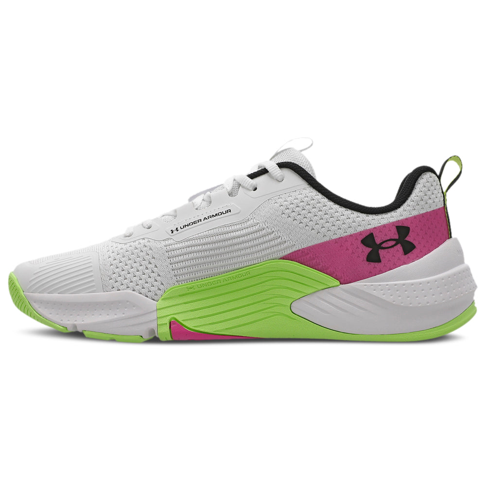 Tênis de Cross Under Armour Tribase Reps 2 - Branco / Rosa / Verde - Unissex