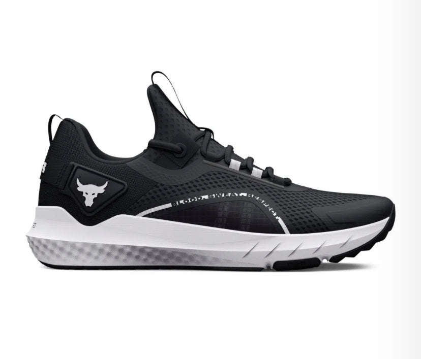 Tênis de Cross Under Armour Project Rock BRS 3 - Preto / Branco - Masculino