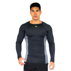 Camisa compressão Everlast  - Preto / Cinza - Masculino
