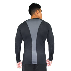 Camisa compressão Everlast  - Preto / Cinza - Masculino
