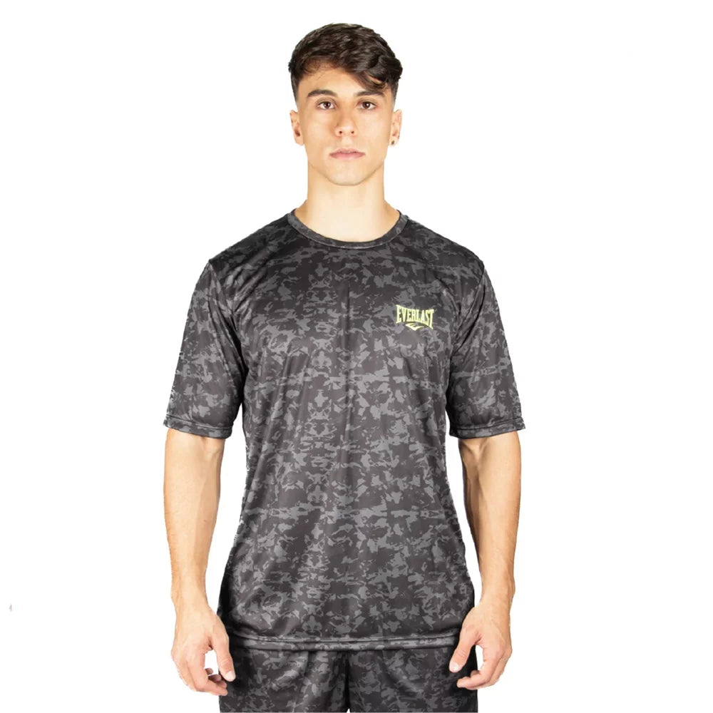 Camiseta Everlast  - Cinza / Camuflado - Masculino