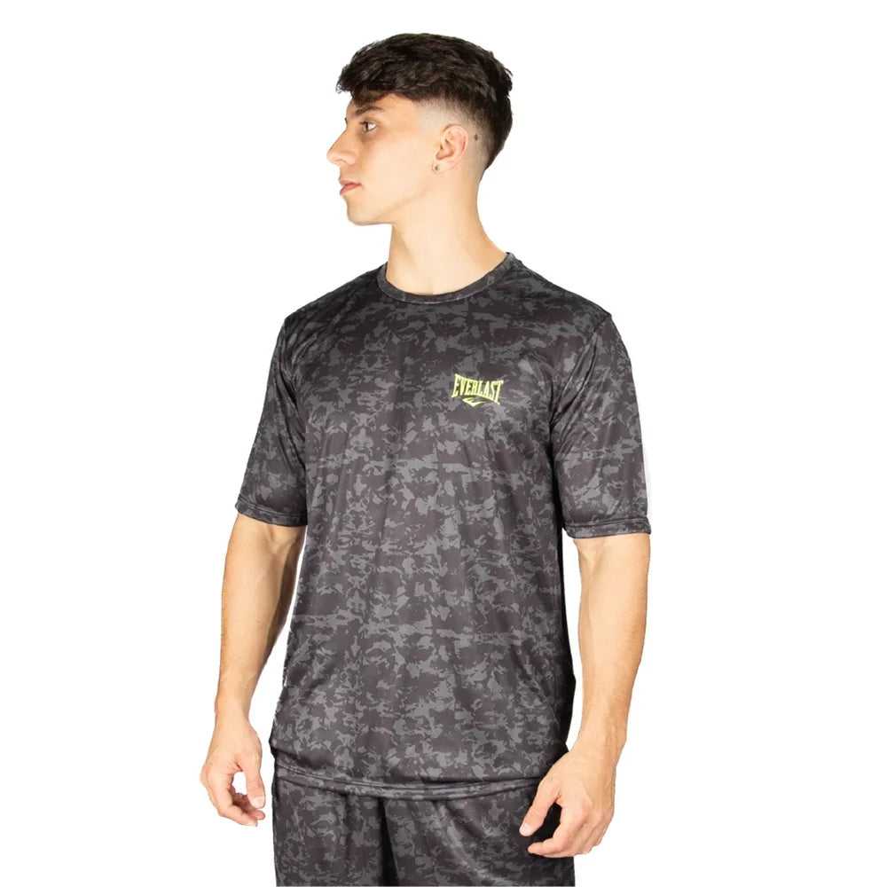 Camiseta Everlast  - Cinza / Camuflado - Masculino