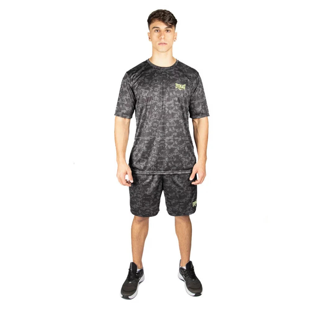 Camiseta Everlast  - Cinza / Camuflado - Masculino