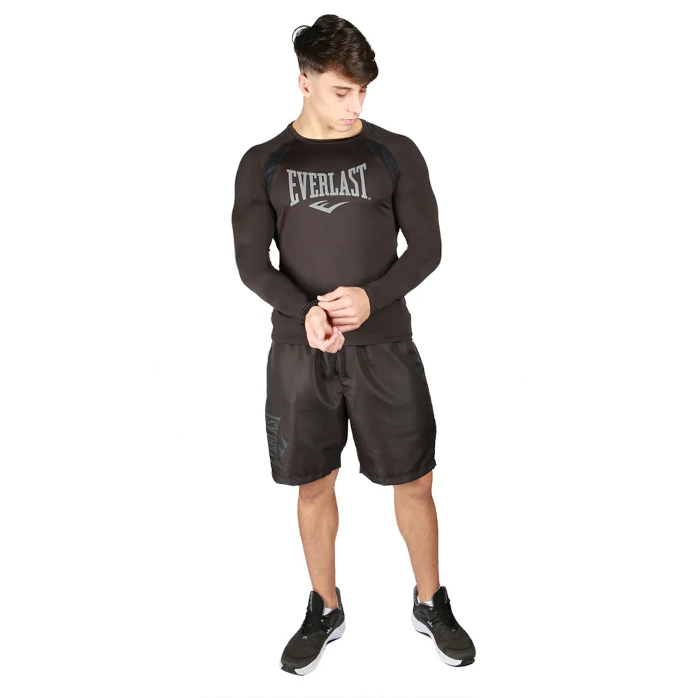 Camisa Manga Longa Everlast  - Preto - Masculino
