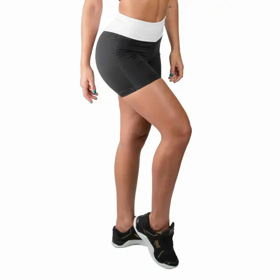 Shorts Everlast  - Preto / Branco - Feminino