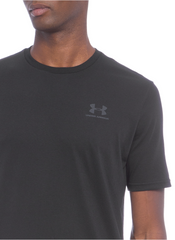 Camiseta Under Armour  Sportsty .Left - Preto - Masculino