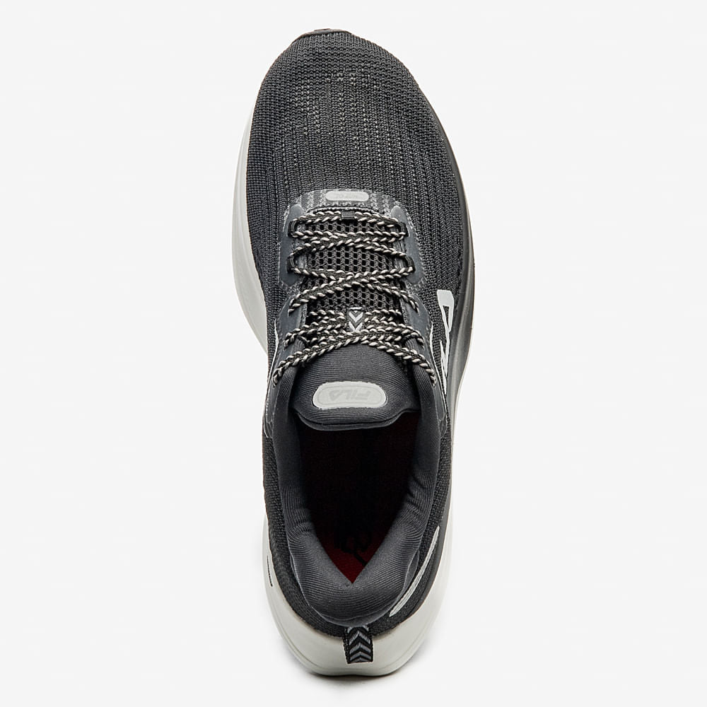 Tênis de Corrida Fila Racer Speedzone - Preto / Bege / Cinza - Unissex