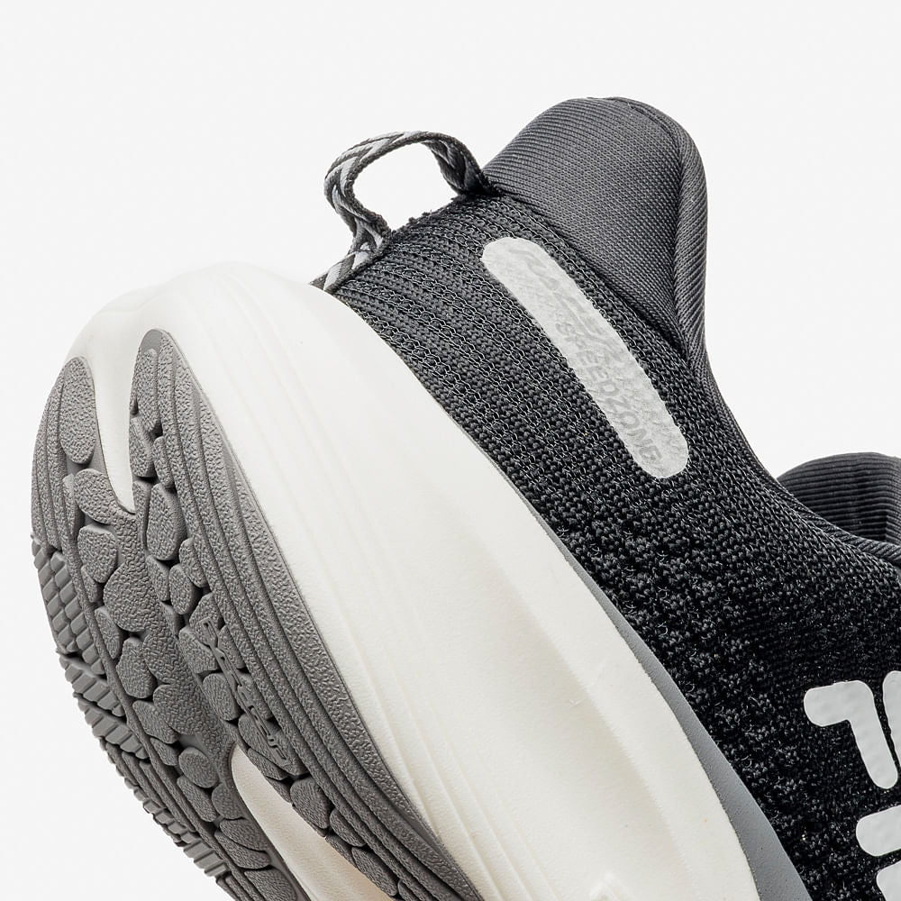 Tênis de Corrida Fila Racer Speedzone - Preto / Bege / Cinza - Unissex